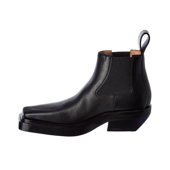 Bottega Veneta The Lean Leather Boot, Black - Picture 2 of 5